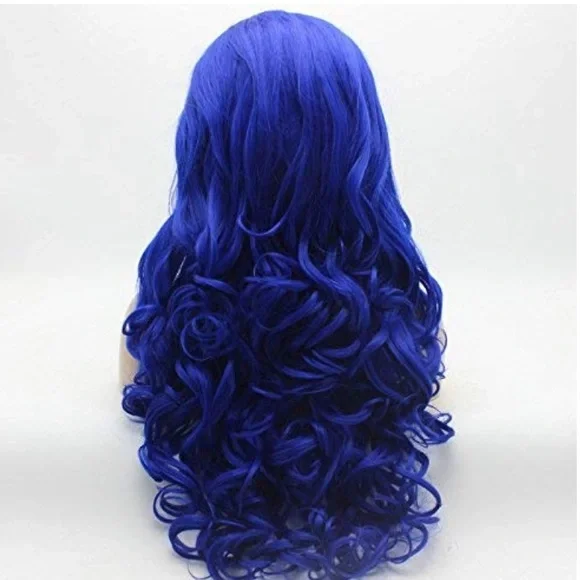 ?24” BLUE BODY WAVY LACE FRONT WIG? *NWT*?? display picture 3